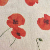 bedruckter Dekostoff mit Blumen-Muster Detailbild