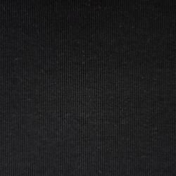 Bündchen-Stoff schwarz gerippt Detailbild