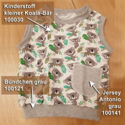 Weste / Pullunder für Kinder mit kleinen Koalas