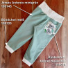 Kinderhose mit Jersey-Stoffen und Koala-Tasche